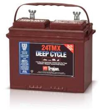 Show details for Trojan 24TMX 12V 85Ah Deep Cycle Battery Trojan, golf battery, golf cart battery, 12v golf cart battery, 12v 85ah, 12v 85ah battery, golf battery, 24TMX