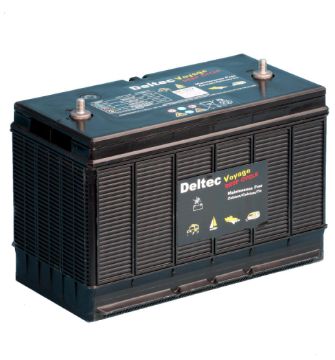 Show details for Deltec LA 12v 105Ah Deep Cycle (Taper Terminal) Picture of Deltec LA 12v 105Ah Deep Cycle (Taper Terminal)