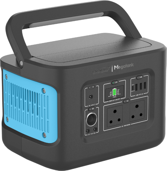 Picture of Enertec Megatank Portable Power Stn  600W/448WH Pure Sine Wave