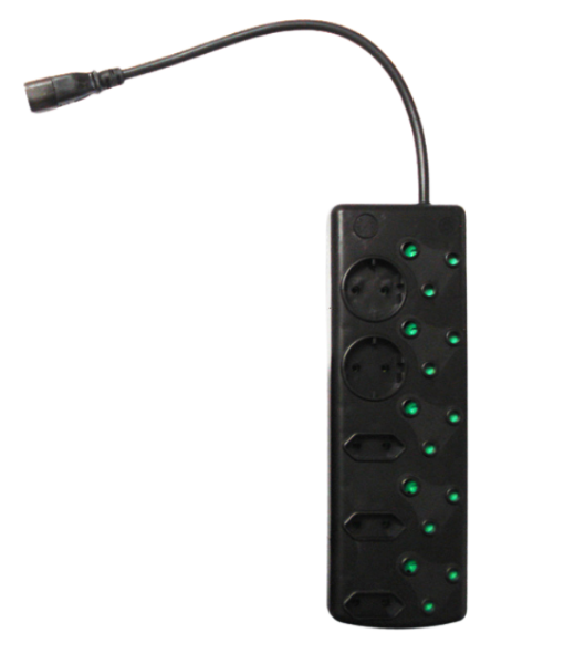 Picture of Multi Plug IEC Adaptor 5+5 Way