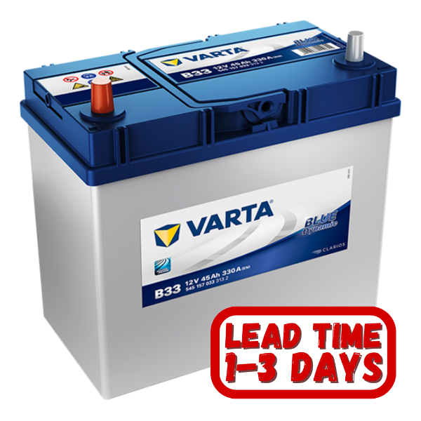 Varta Car Battery, B33, B33 battery, 636, 636t, 636T Car Battery