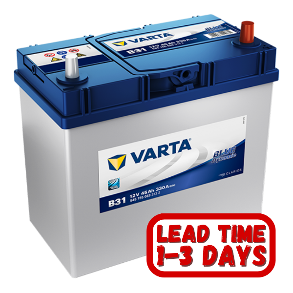 Varta Car Battery, B31, b31 battery, 634 battery, 634, 634T, 12v 45ah, 634T Car Battery