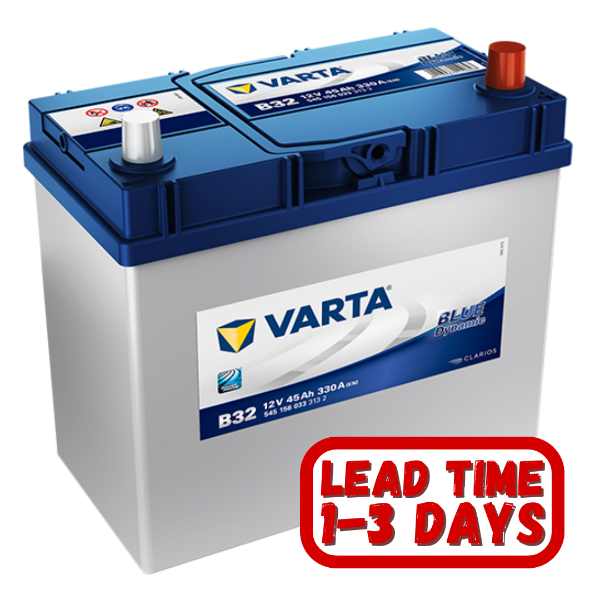 Varta Car Battery, B32, b32 battery, 636, 636 battery, 12v 45ah, 636 Car Battery