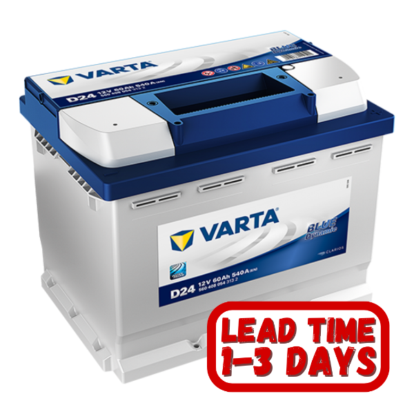 Varta Car Battery, D24 car battery, D24, 646, 646 Car Battery