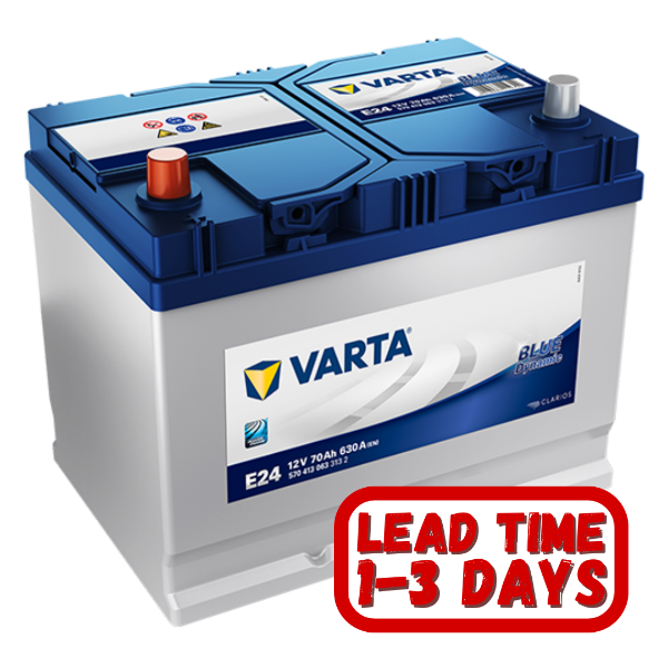 Varta Car Battery, E24, e24 battery, 628 battery, 628, 12v 70ah, 638 Car Battery