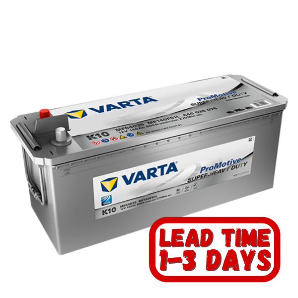 Varta Truck Battery, K10, K10 battery, 686 battery, 686, 12v 140ah, 686 Truck Battery