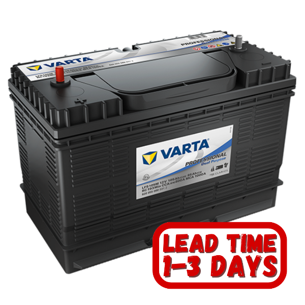 VARTA LFS105 12v 105ah 800CCA 674 Stud Professional Dual Purpose Battery 820 055 080