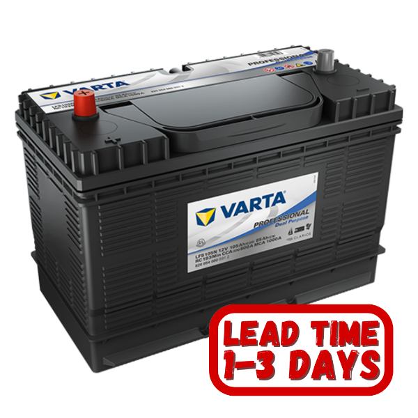 VARTA LFS105 12v 105ah 800CCA 674 Tapered Professional Dual Purpose Battery 820 054 080