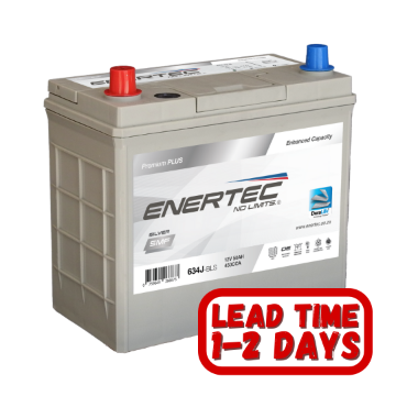 Show details for Enertec 634J Silver, 12v, 50ah, 450CCA LHP  Car Battery Enertec Silver 634J 12v, 50ah, 450CCA LHP  Car Battery