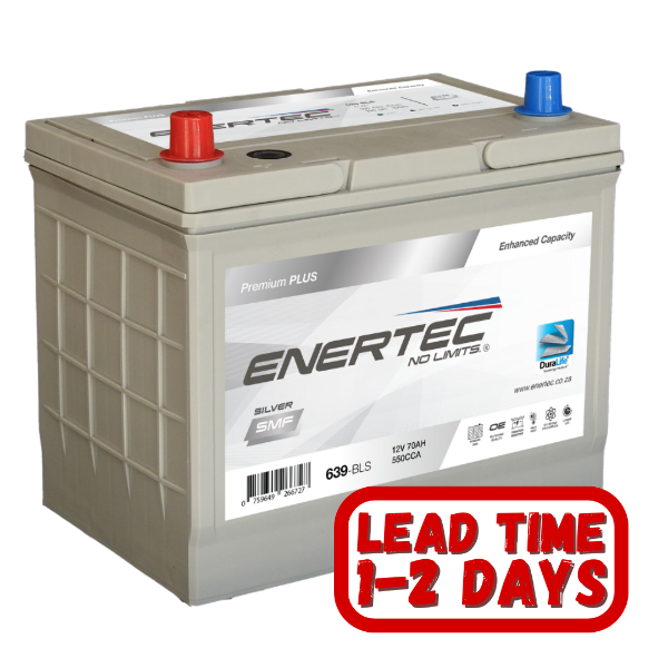 Enertec Silver 639 12v, 70Ah, 540CCA, RHP