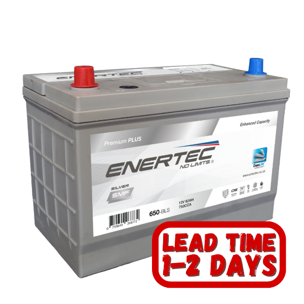 Enertec Silver 650HC, 12v 92ah 830cca, 12v car battery, 92ah car battery, 830cca car battery