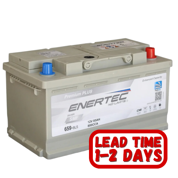 Enertec 659 Silver, 12v, 85ah 780cca RHP Car Battery