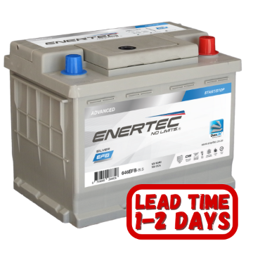 Show details for Enertec 646 EFB Silver, 12v, 60Ah, 700CCA, RHP Car Battery Enertec 646 EFB Silver, 12v, 60Ah, 700CCA, RHP Car Battery