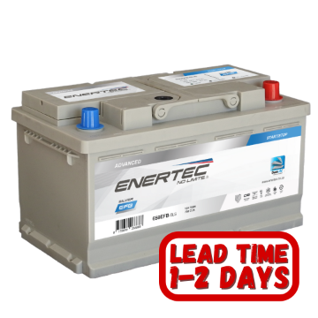 Show details for Enertec 659 EFB Silver, 12v, 75Ah, 750CCA, RHP Stop/Start Car Battery Enertec Silver 659 EFB, 12v, 75Ah, 750CCA, RHP Stop/Start Car Battery
