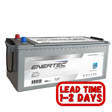 Show details for Enertec 696 Silver, 12v, 185ah, 1100cca LHP Truck Battery Enertec Silver 696 12v, 185ah, 1100cca LHP Truck Battery