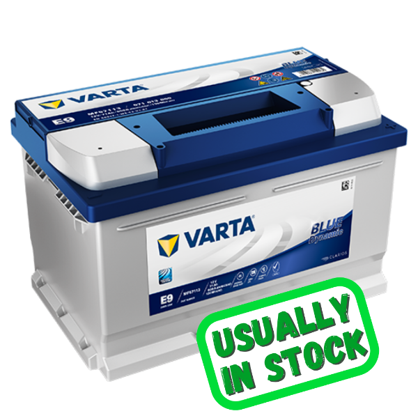 Varta Car Battery, e9, e9 battery, 651 battery, 651, 651 Car Battery