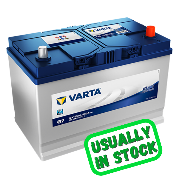 Varta Car Battery, G7, g7 battery, 656, 12v 90ah, 656 Car Battery