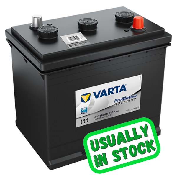 VARTA Car Battery, I11, I11 battery, 331, 6v 112ah, 331 Battery, 6V Classic Car Battery