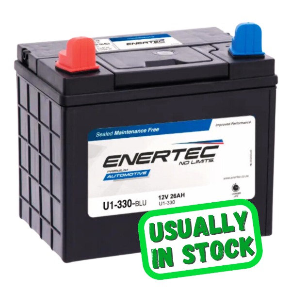 ENERTEC Blue U1, 12v 30ah 330cca, 12v lawn mower battery
