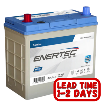 Show details for Enertec 634J  Blue,12v, 45ah, 400CCA LHP J Car Battery Enertec Blue 634J, 634j, 634 j battery, 12v 45ah, 12v 45ah 400cca