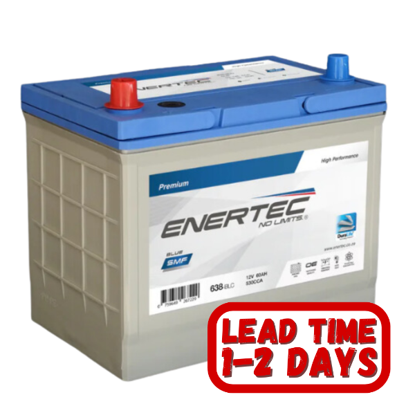 Enertec Blue 638, 638, 638 battery, 12v 60ah, 12v 60ah 500cca