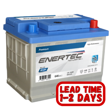 Show details for Enertec 646 Blue,12v, 55Ah, 550CCA, RHP Car Battery Enertec Blue 646, 646 car battery, 646, 12v 55ah, 12v 55ah 550cca, RHP