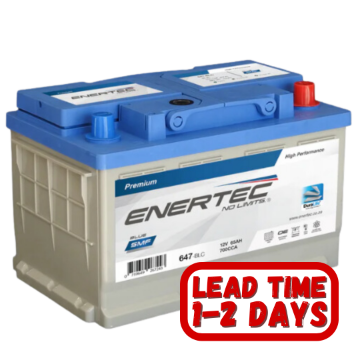 Show details for Enertec 647 Blue, 12v, 65Ah, 700CCA, RHP Car Battery Enertec Blue 647 car battery, 647, 647 battery, 12v 65ah, 12v 65ah 700cca