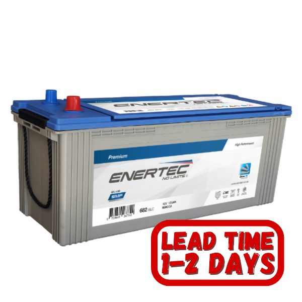 Enertec Blue 682, Blue Truck Battery, 12v 125ah Truck Battery, 12v 125ah 950CCA Battery