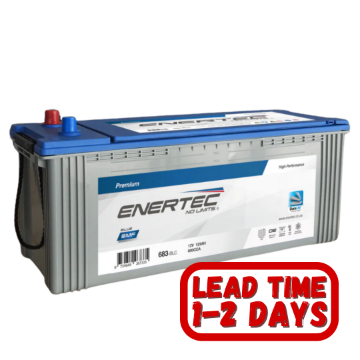 Show details for Enertec 683 Blue, 12v 125ah 800cca LHP Truck Battery Enertec Blue 683 Truck Battery, 12v 125ah 950cca, 12v 125ah Truck Battery