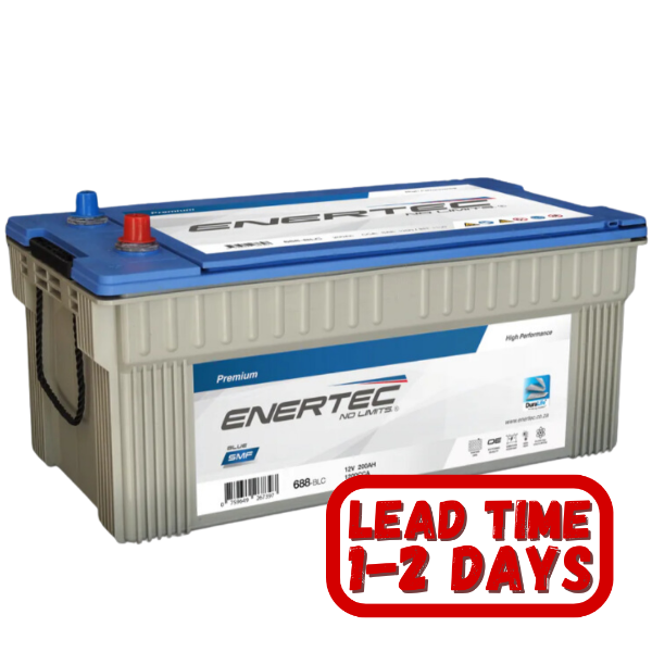 Enertec Blue 688, 12v 200ah 1340cca 12v truck battery, 200ah truck battery