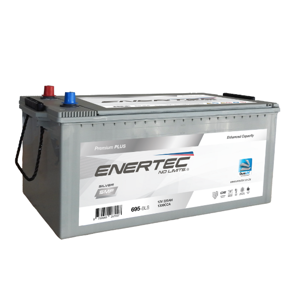 Picture of Enertec Silver 695 EFB 12v 240ah 1200/1300cca LHP Truck Battery
