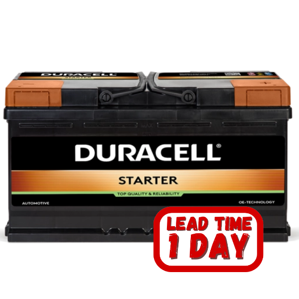 DURACELL 658DS 12v 95AH 740cca RHP Starter Car Battery