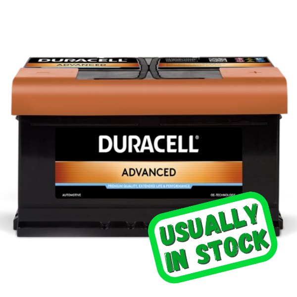 DURACELL 659/668 12v 80AH 700cca  RHP Car Battery