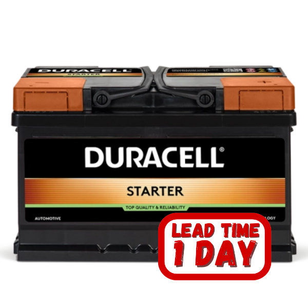 DURACELL 651 12v 70AH 640CCA FOOT PIECE RHP