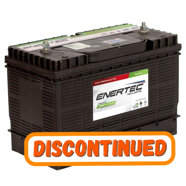 Picture of Enertec 674 (64.105DS) 12v 105ah 800CCA Deep Cycle Leisure Battery Screw