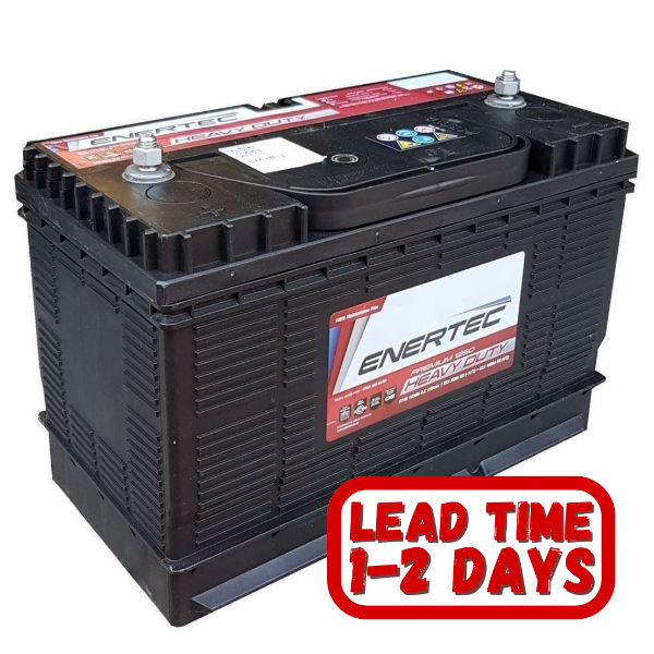 Enertec 674-1250/1150 12v 105ah 800cca Heavy Duty Battery STUD