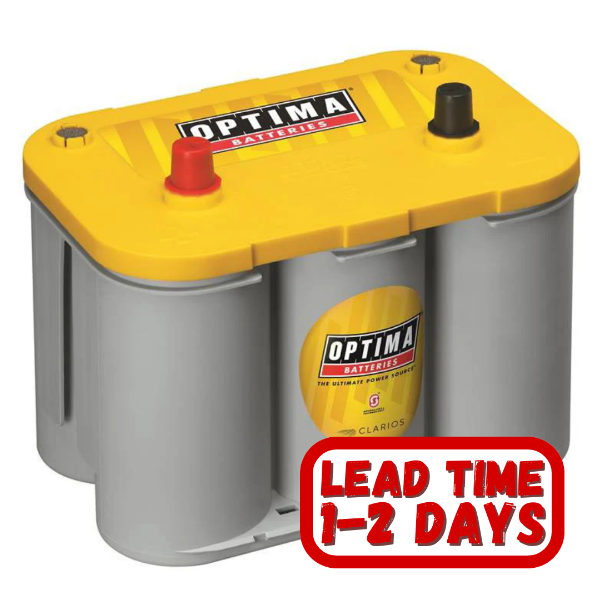 Optima Yellow Top 12V 55Ah 750cca Spiral AGM Battery LHP. YT S4.2 (D34)