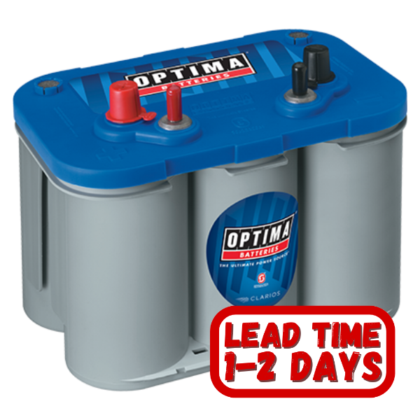 Optima Blue Top 12V 55Ah 750cca Spiral AGM Dual Power Battery. BT DC4.2 (D34M)