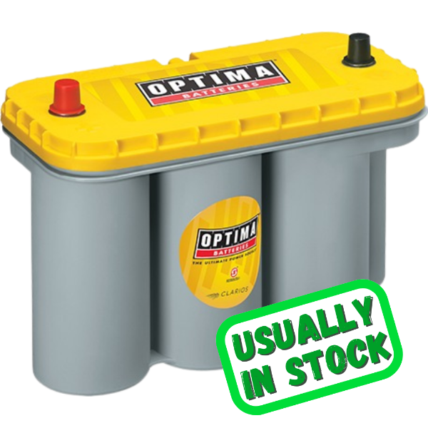 Optima Yellow Top, 12V 75Ah 975cca Spiral AGM Battery, Dual Power Battery, YT S5.5, (D31A)