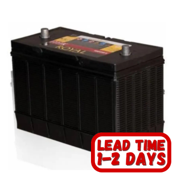 Show details for ROYAL Calcium 1111K 12v 100Ah 750cca, Semi sealed maintenance free lead acid battery. ROYAL Calcium 1111K 12v 100Ah 750cca, Semi sealed maintenance free lead acid battery.