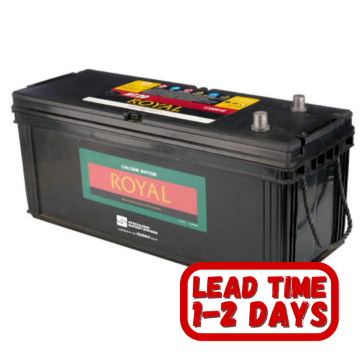 Show details for ROYAL Calcium 67018 12v 170Ah 1050cca, Semi sealed maintenance free lead acid battery. ROYAL Calcium 67018 12v 170Ah 1050cca, Semi sealed maintenance free lead acid battery.