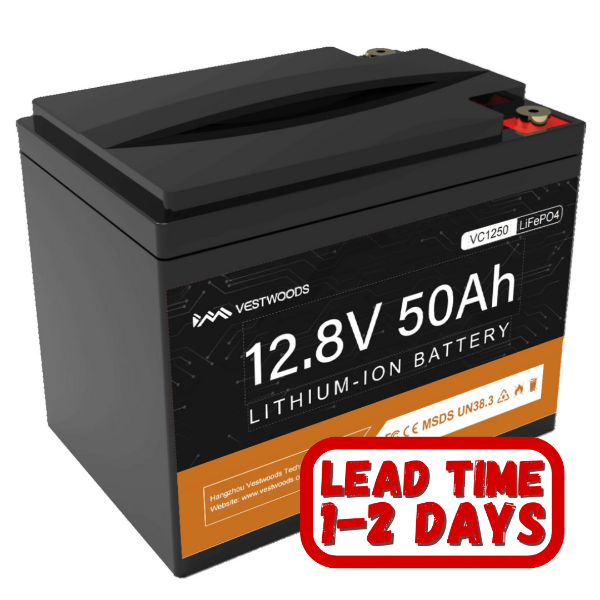 Vestwoods Xcube VC1250 12.8v 50AH Lithium-ion Battery