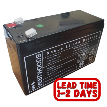 Show details for Vestwoods VC1206 12.8v, 6ah Lithium-ion Alarm/Gate battery. Vestwoods  12.8v 6ah Lithium-ion Alarm & Gate motor battery.