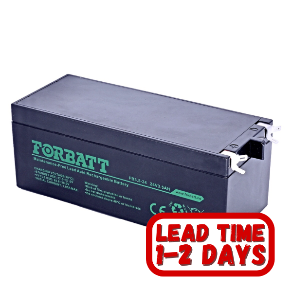 Forbatt AGM 24v 3.5Ah Garage Door Sealed Lead Acid Battery