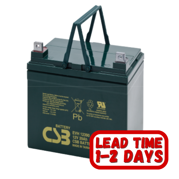 CSB EVH12390  12v 39ah Sealed Lead Acid Deep Cycle Battery.