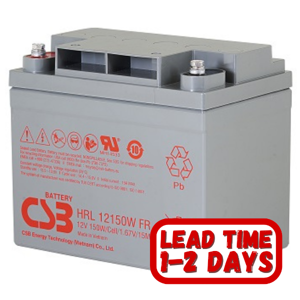 CSB HRL12150W - 12v 38ah/150W Sealed Lead Acid Battery.