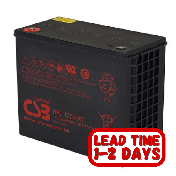 CSB HRL12540W  12v 135ah/540W Sealed Lead Acid Battery.