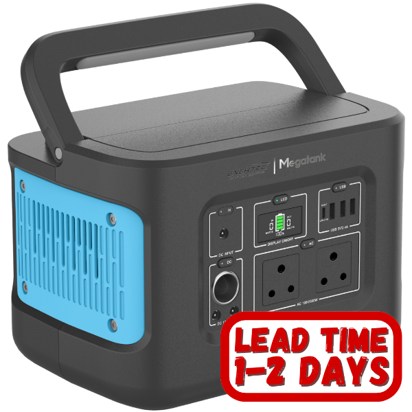 Picture of Enertec Megatank Portable Power Stn  600W/448WH Pure Sine Wave