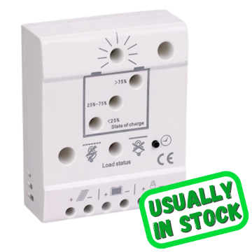 Show details for 5 Amp 12/24v CML Solar Charge Controller Picture of 5 Amp 12/24v CML Solar Charge Controller
