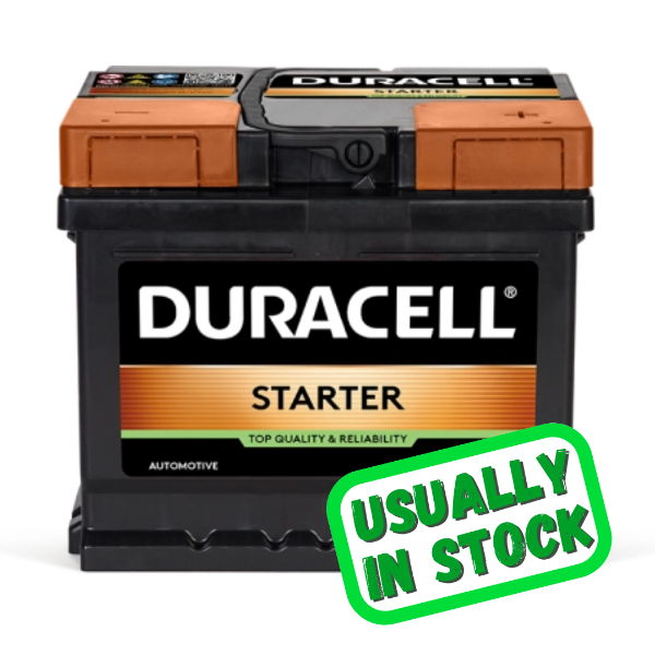 DURACELL 619DS 12v 45ah 360cca RHP Starter Car Battery